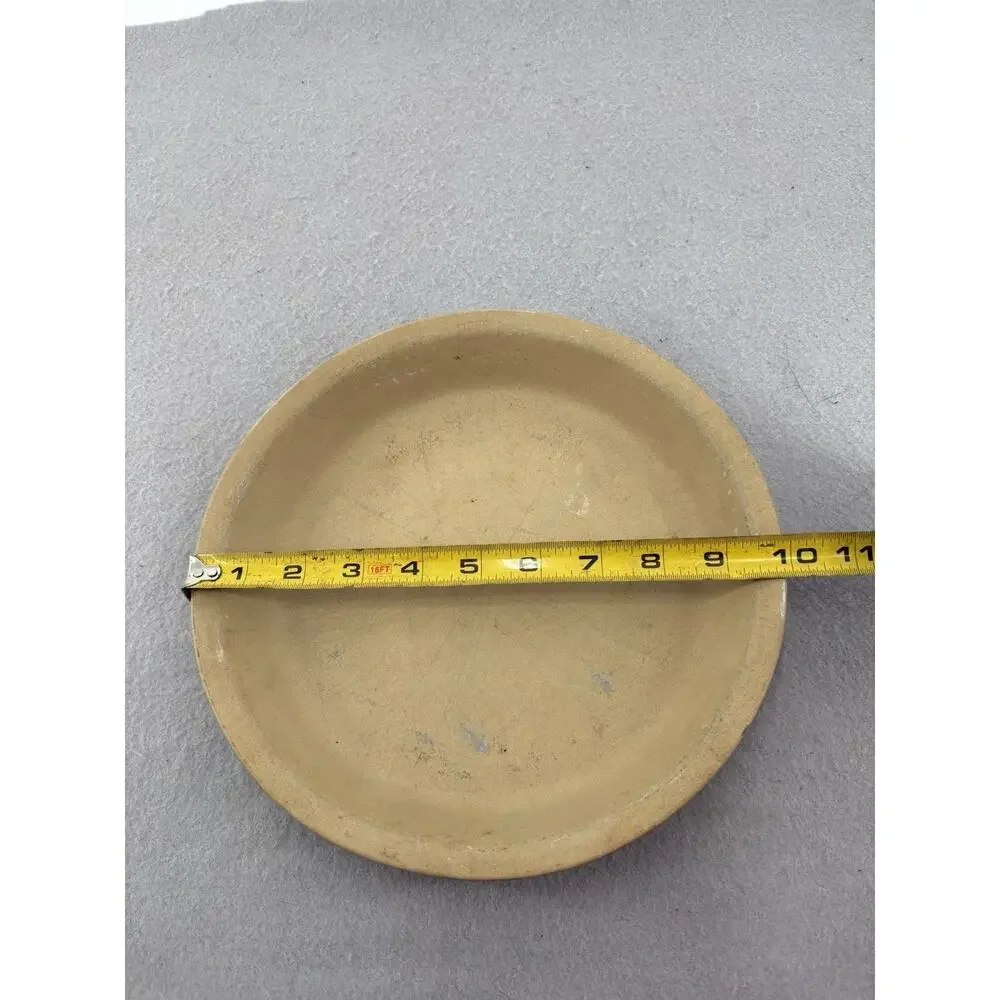 Pampered Chef Stoneware Pie Plate 10” FAMILY HERITAGE R-10